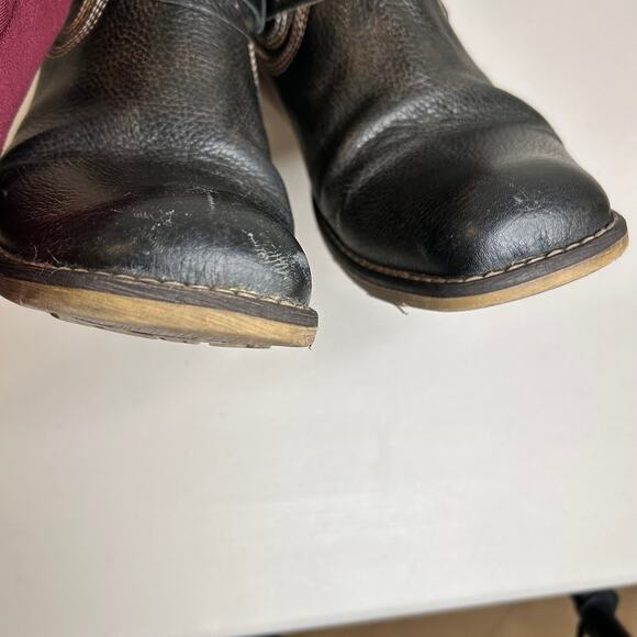 Roan by Bed Stu Men's Boot with Zip Size 11 Black Barcelona Rust - Picture 12 of 16